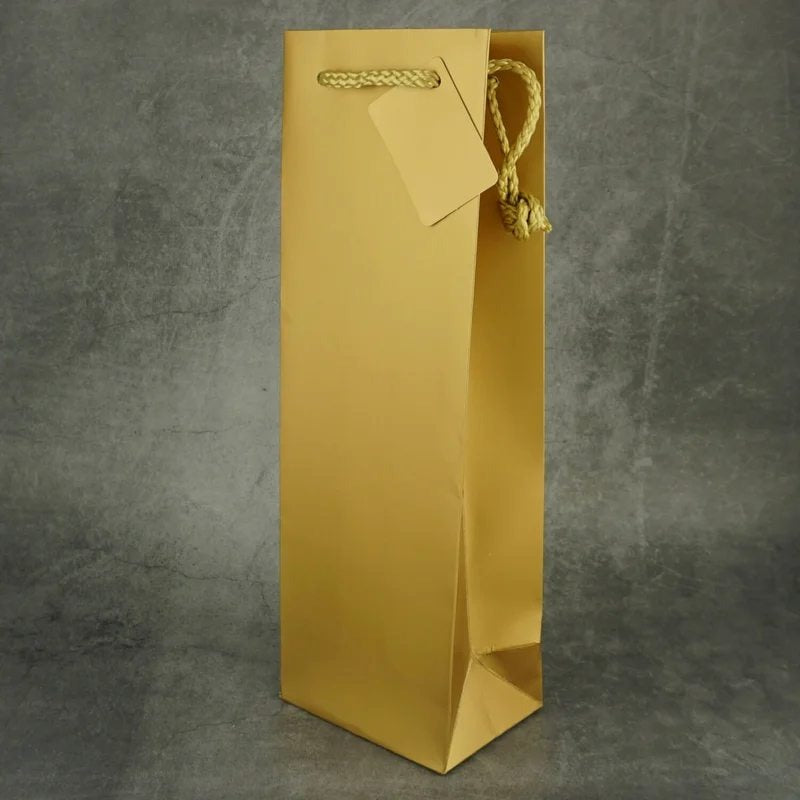 BottleGiftBag–Gold