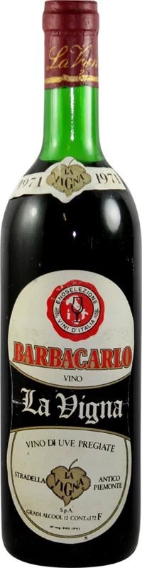 Barbacarlo,1971RedWine