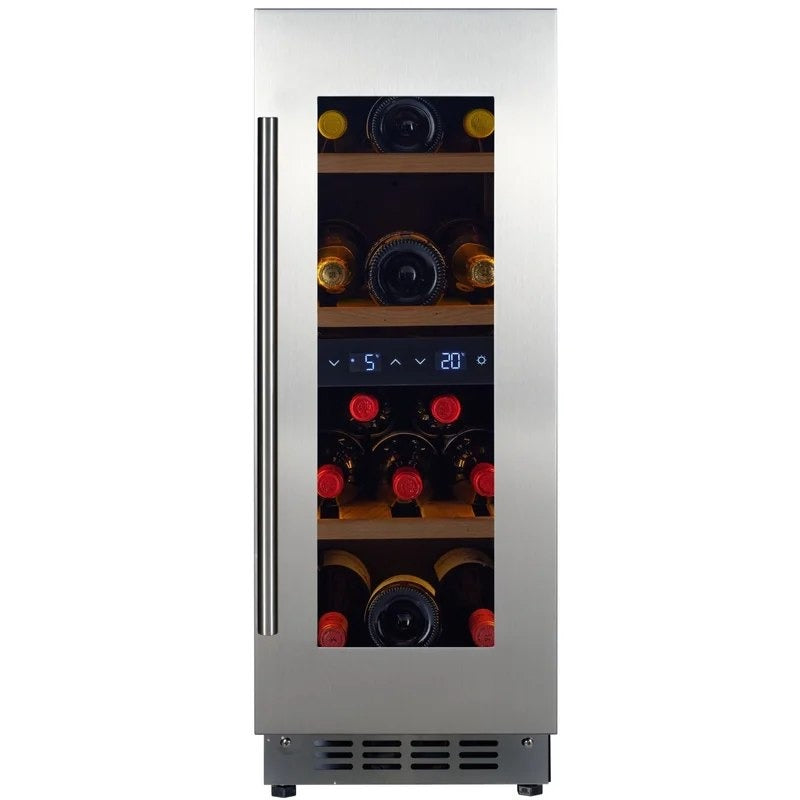 CELLA–30cm–UndercounterWineCooler–DualZone–W18D-SSH