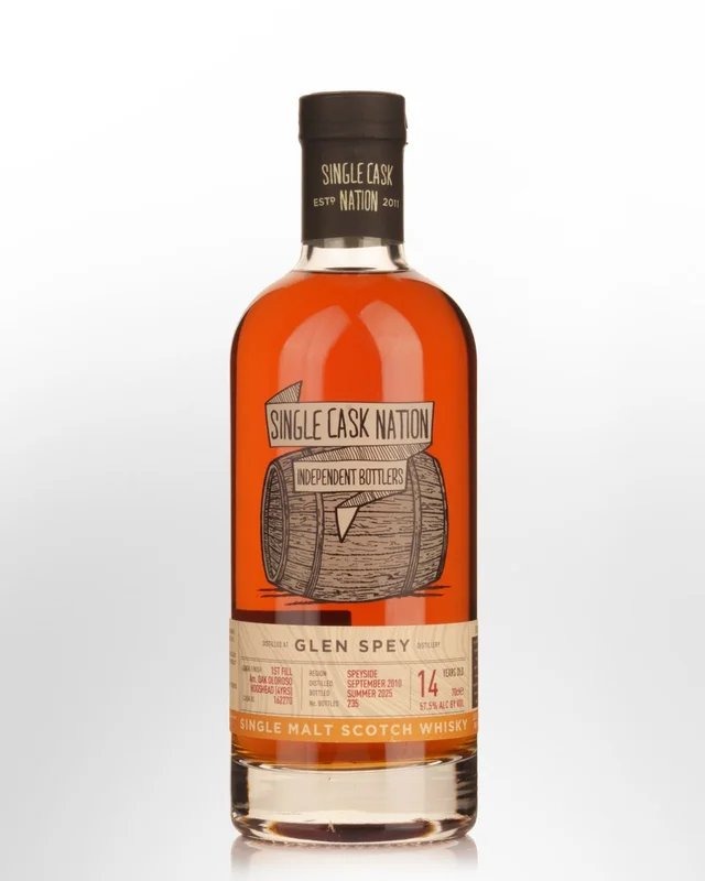 2010SingleCaskNationGlenSpey14YearOldCaskStrengthSingleMaltScotchWhisky(700ml)