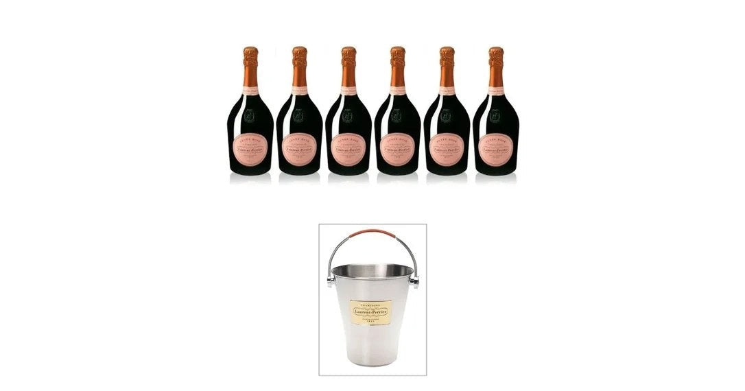 Laurent-PerrierCuvéeRoséNVChampagneCaseDeal&IceBucket