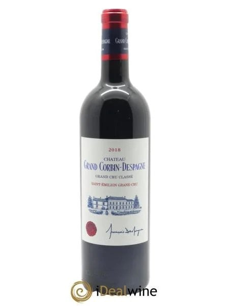 ChâteauGrandCorbinDespagneGrandCruClassé(CBOàpartirde6bts)2018