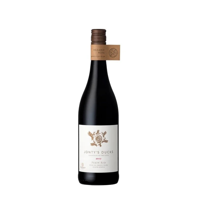 Jonty’sDucksPekinRed|AvondaleWine|Shiraz,CabernetSauvignon,Merlot,CabernetFranc,Malbec,PetitVerdot|WesternCape|SouthAfrica