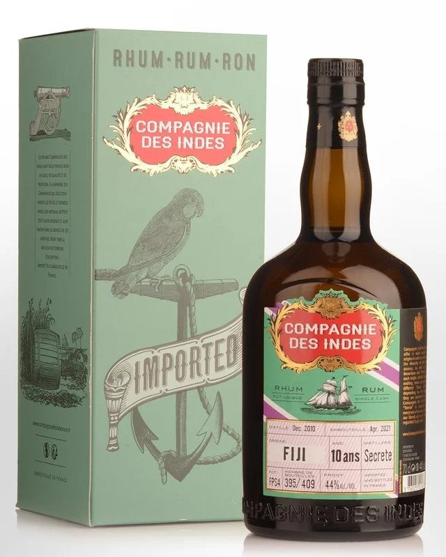 2010CompagniedesIndes(SecretDistillery)10YearOldSingleCaskFijiRum(700ml)