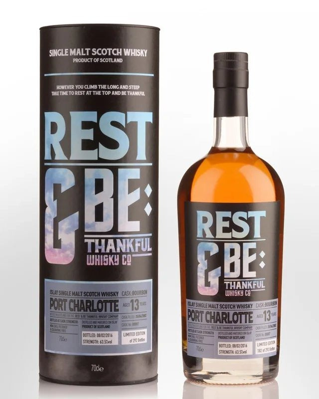 Rest&BeThankfulBruichladdichPortCharlotte13YearOldCaskStrengthSingleMaltScotchWhisky(700ml)