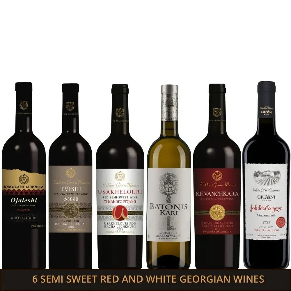 6SemiSweetRedWhiteGeorgianWines