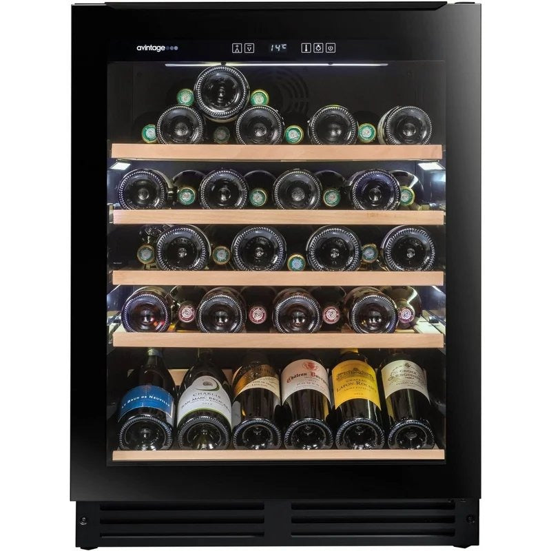 Avintage–600mmSinglezone–44bottle–WineCooler–AVU50S82
