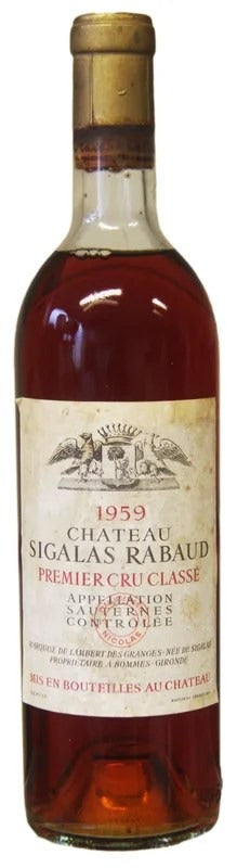 ChateauSigalasRabaud,1959SweetWine