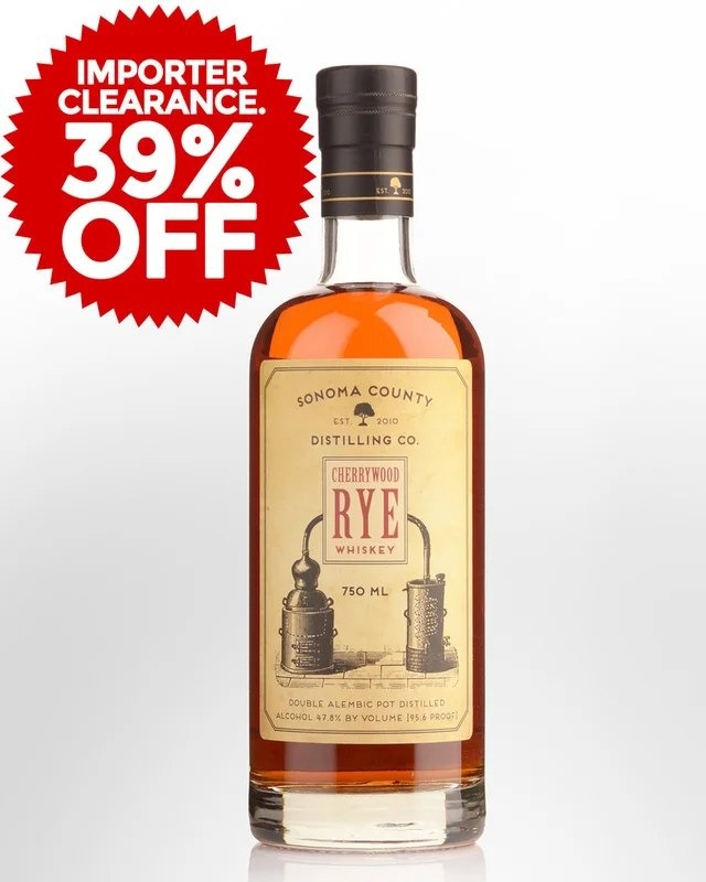 SonomaCountyDistillingCo.CherrywoodRyeWhiskey(750ml)