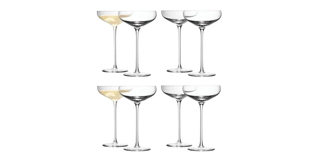 LSAWineCollectionChampagneSaucers�00ml(Setof8)