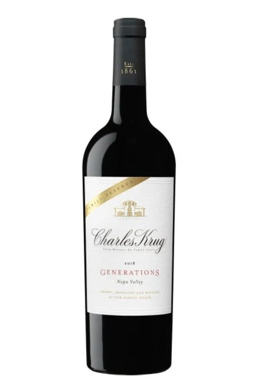 CharlesKrugFamilyReserveGenerationsRedWine2018(750ml)