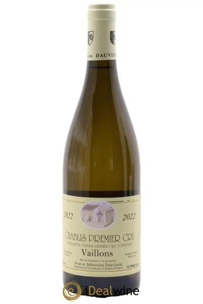 Chablis1erCruVaillonsJeanetSébastienDauvissat(Domaine)2022