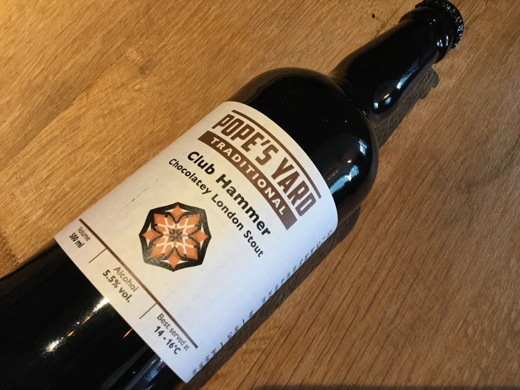 Pope’sYardClubHammerStout500mlBottle
