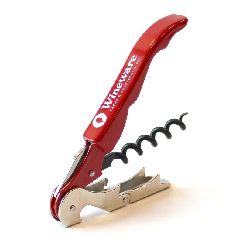 PulltexPulltapWineEssentialsWaiter’sFriendDoubleLeverCorkscrew–WinewareRed