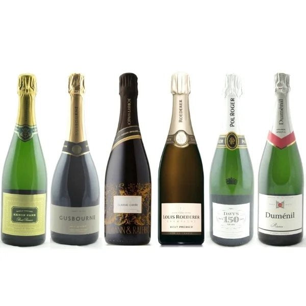 SparklingWine:EnglandVsChampagne,MixedCaseOf6Bottles