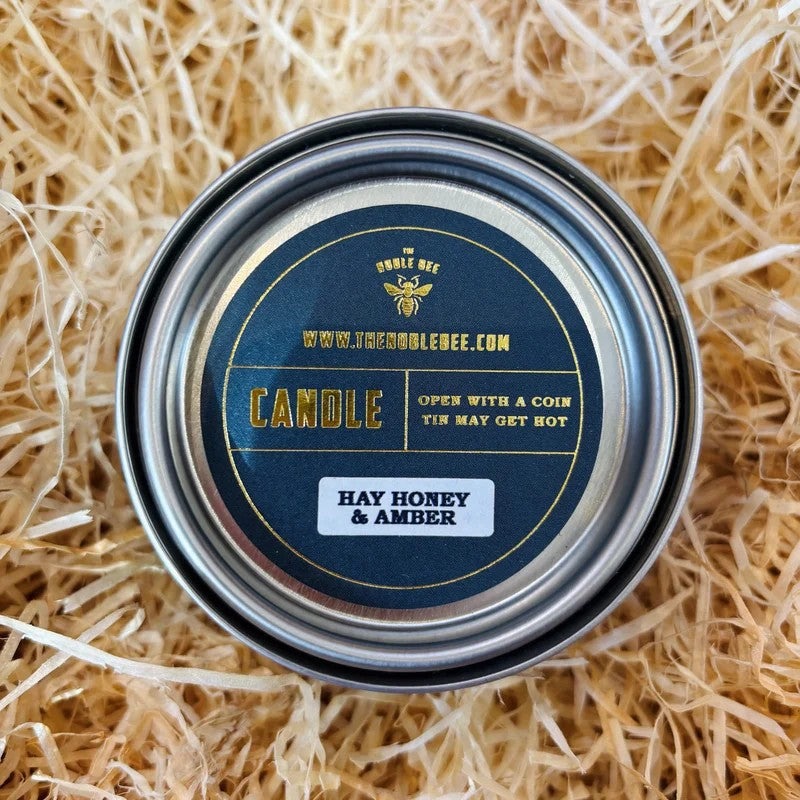 NobleBeeHayHoney&AmberBeeswax&CoconutWaxCandle