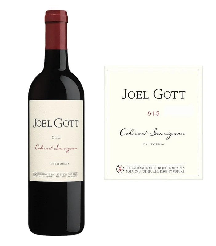 DAMAGEDLABEL:JoelGottNo.815CabernetSauvignon2021(750ml)