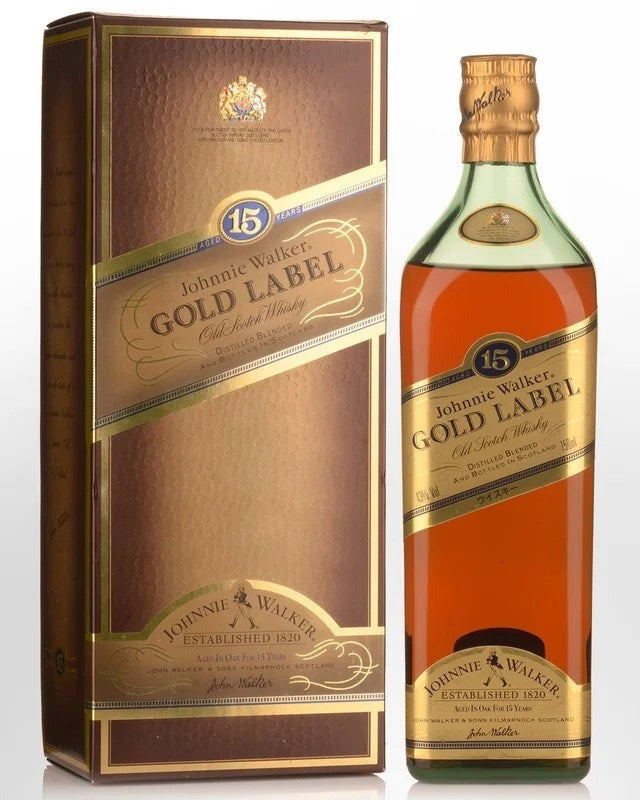 JohnnieWalkerGoldLabel15YearOldBlendedScotchWhisky(750ml)�990sAsianMarketExclusive