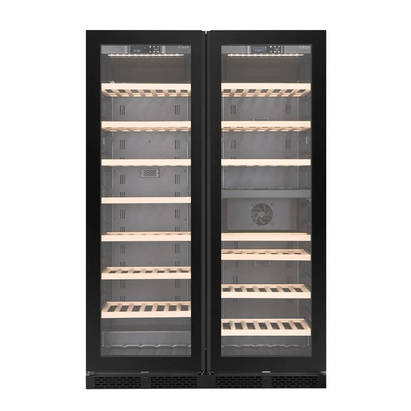 CELLA–315Bottle–WineFridgeCombination–WFS163SD-BLACK