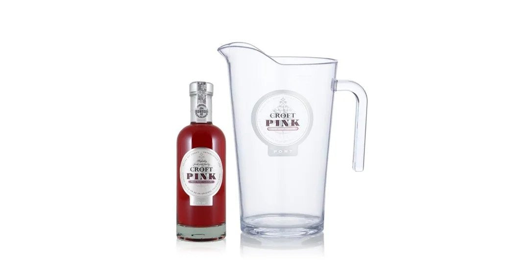 CroftPinkPort50cl&CroftPinkJug
