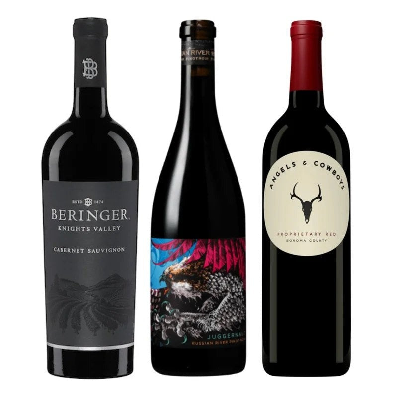 SonomaCountyGems–3BottleCaliforniaWineTastingSet