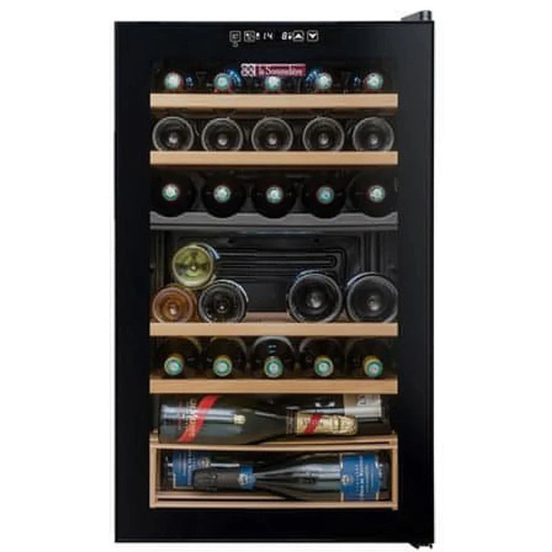 LaSommeliere–DualZone–33Bottle–FreestandingWineFridge–SLS33DZ