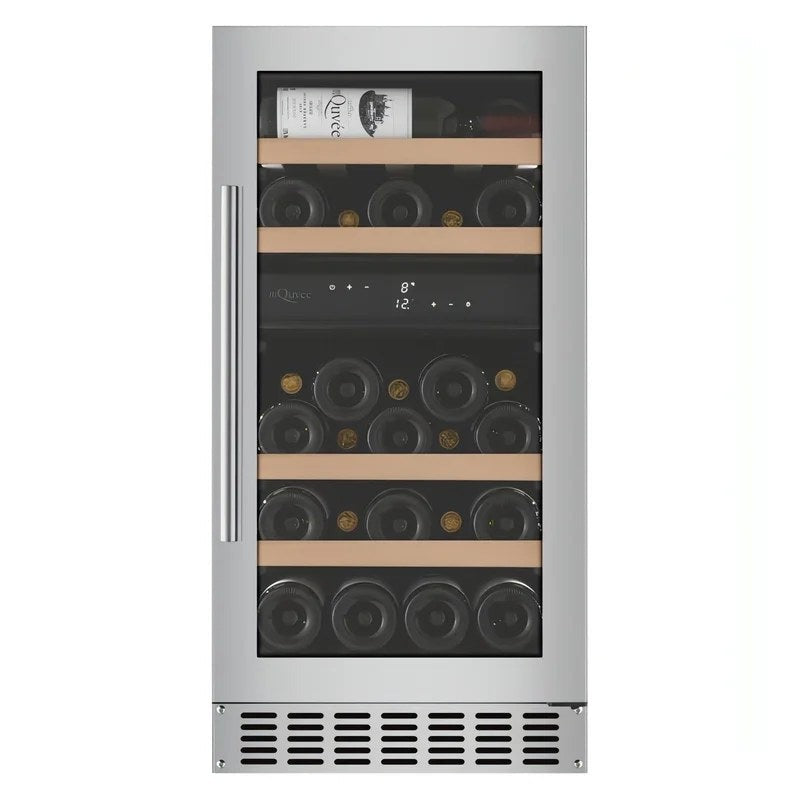 mQuvée–400mm–UndercounterWineFridge–WineCave70040DStainless