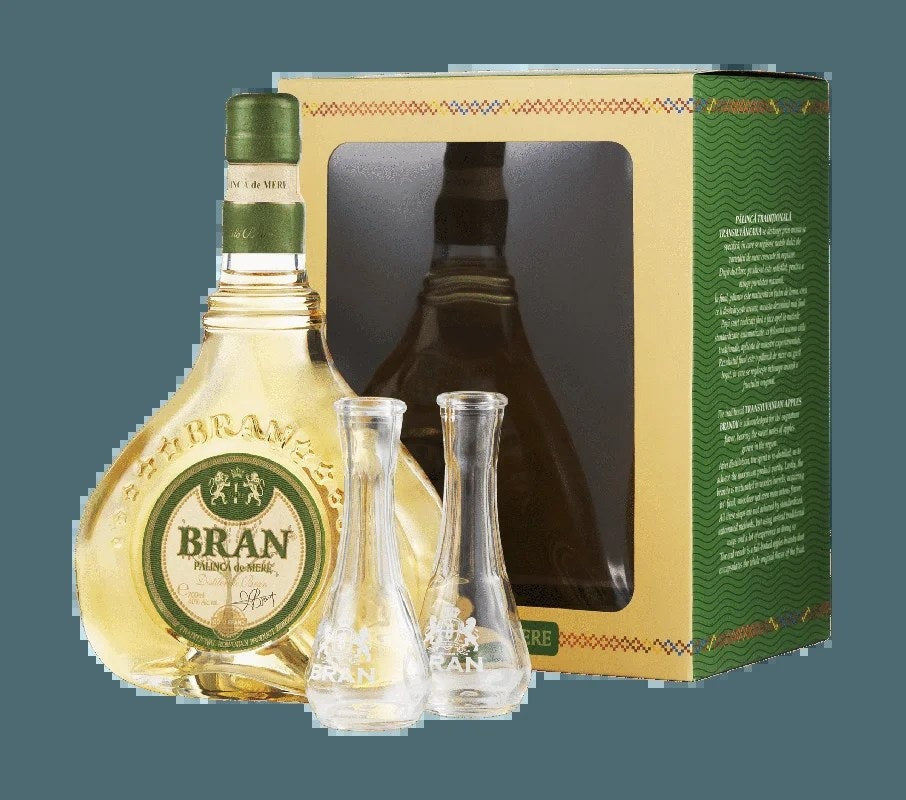 BranAppleBrandy(Palincamere/Applepalinka)withtwobrandedglasses700ml