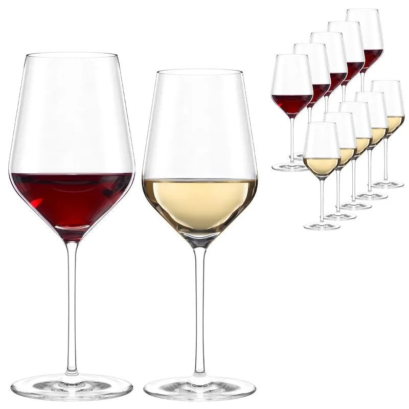 StolzleSTARlightRedWineGlass&WhiteWineGlass–Setof12