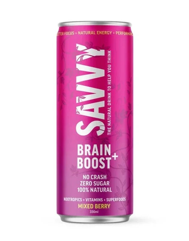 SavvyBrain+BoostMixedBerry330ml