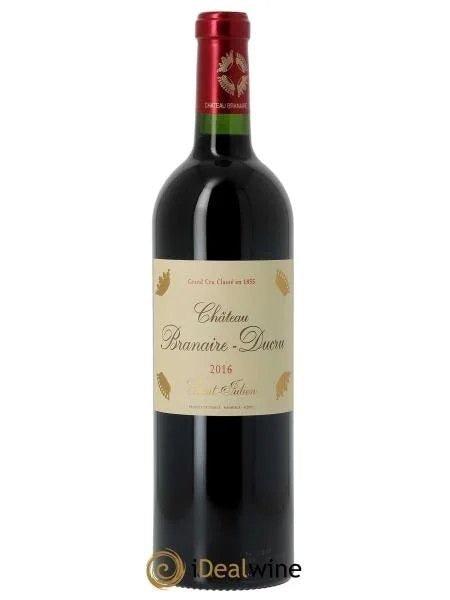 ChâteauBranaireDucru4èmeGrandCruClassé(CBOàpartirde12bts)2016