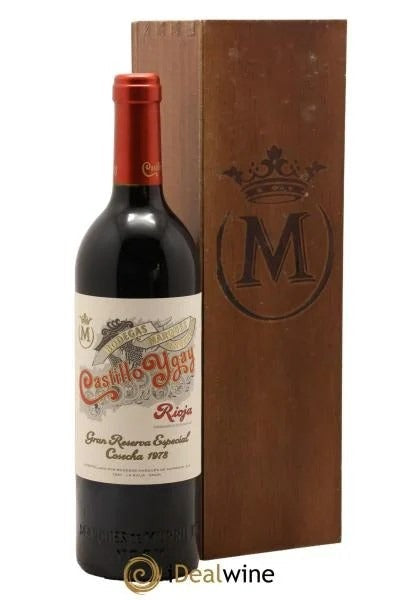 RiojaDOCACastilloYgayGranReservaEspecialMarquésdeMurrieta1978