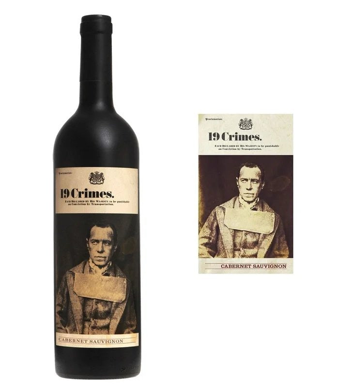 DAMAGEDLABEL:19CrimesCabernetSauvignon(750ml)