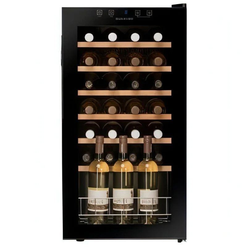 DunavoxHOME-28–SingleZone28Bottle–FreestandingWineCabinet–DXFH-28.88