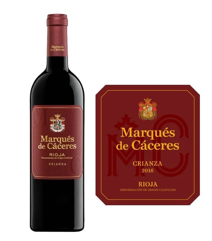 DAMAGEDLABEL:MarquesdeCaceresRiojaCrianza2021(750ml)