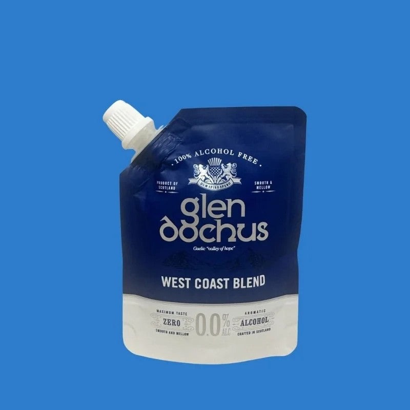GlenDochusWestCoastBlend–Alcohol-FreeWhiskyAlternative(0.0%ABV,50mlPouch)
