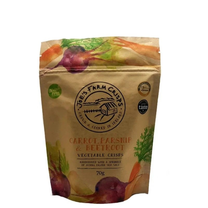 Joe’sFarmCrisps,Carrot,Parsnip&Beetroot