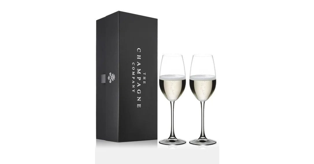 RiedelCrystalChampagneFlutesx2LuxuryGiftBox