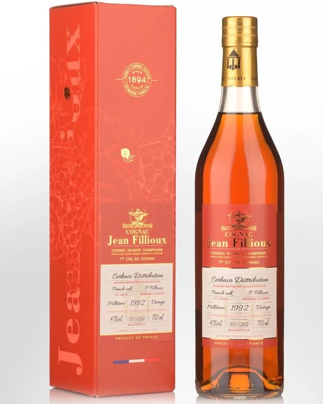 1992JeanFilliouxMillesimeGrandeChampagneCognac(700ml)