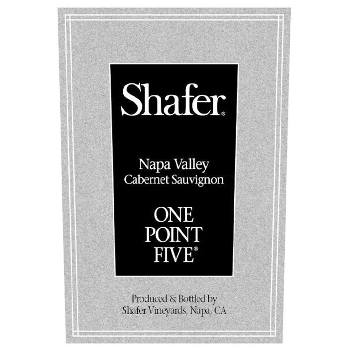 ShaferVineyards‘OnePointFive’CabernetSauvignon,Stag’sLeap,Napa2023EnPrimeur–Caseof6