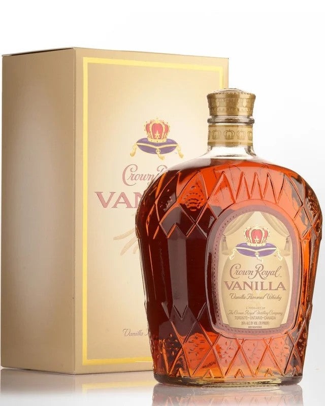 CrownRoyalVanillaFlavouredBlendedCanadianWhisky(1000ml)