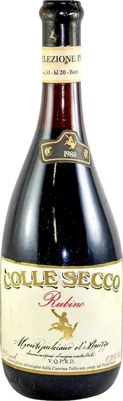 Montepulciano,1980RedWine