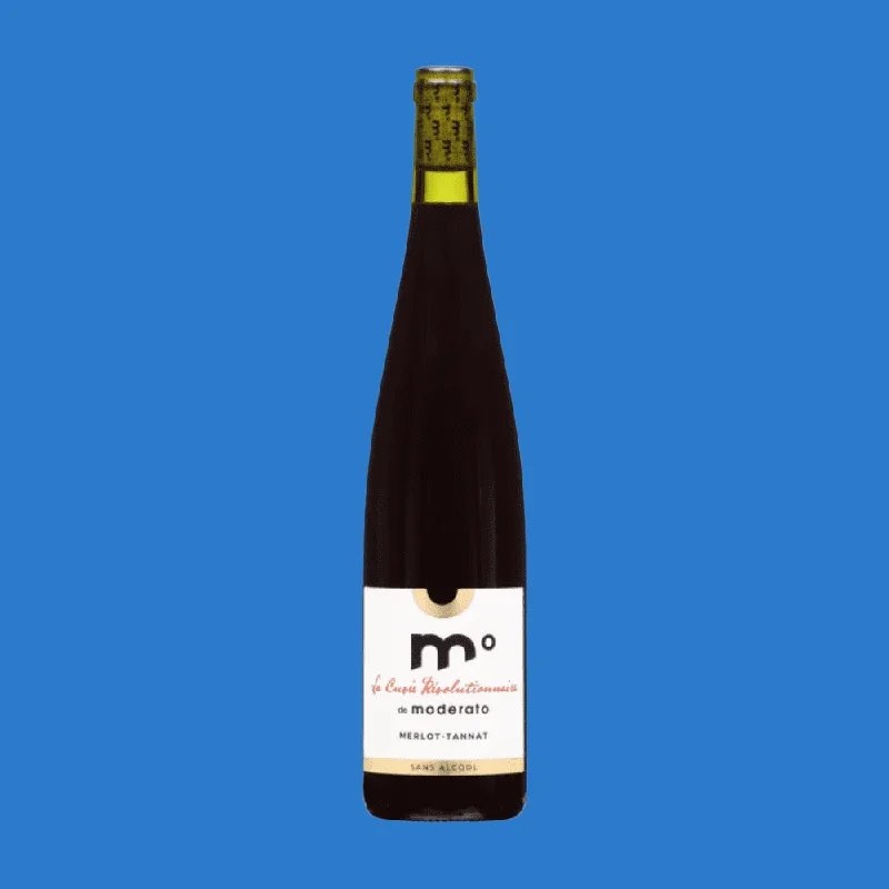 ModeratoCuvéeRévolutionnaire–Merlot-TannatAlcoholFreeRedWine(0.5%ABV)
