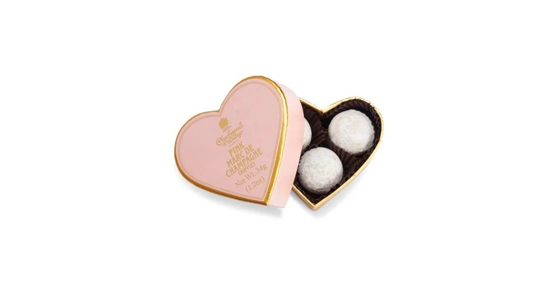Charbonnel&WalkerMiniPinkChampagneTruffleHeart34g