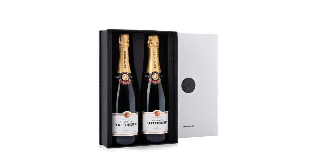 TaittingerBrutReserveNVChampagne2x75clParadoxGiftBox