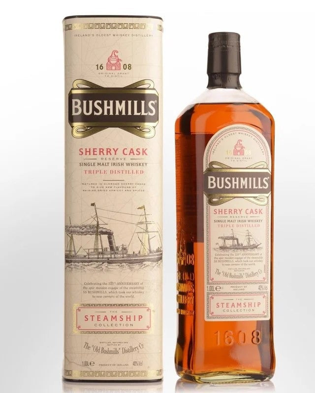 BushmillsSteamshipCollectionSherryCaskReserveSingleMaltIrishWhiskey(1000ml)