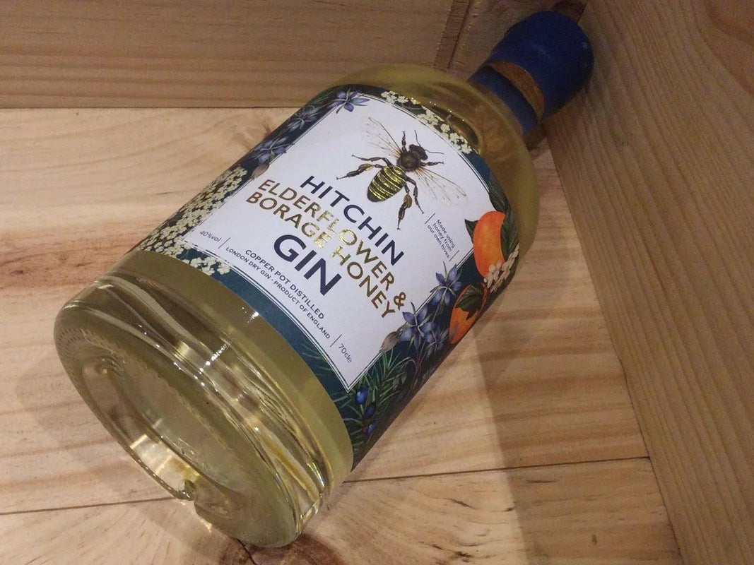 HitchinElderflower&BorageHoneyGin70cl