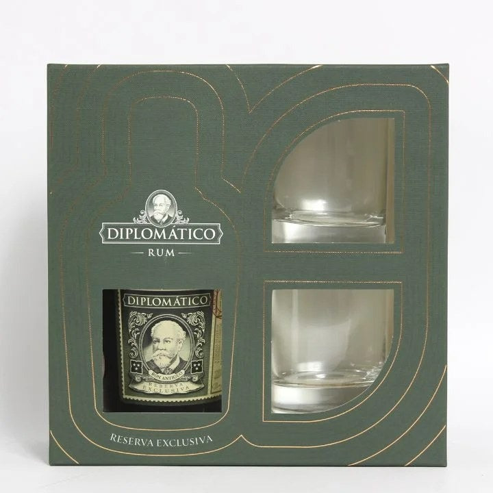DiplomaticoReservaExclusivaGiftPackinc.2Glasses(70cl,40%)