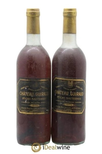 SauternesChâteauGuiraud1978