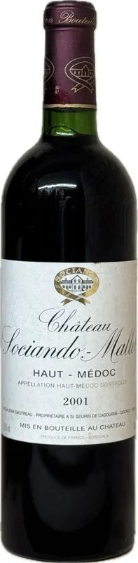 ChateauSociandoMallet,2001RedWine
